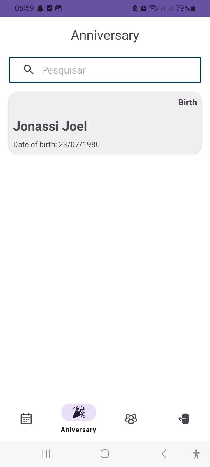 Anniversary Reminder
